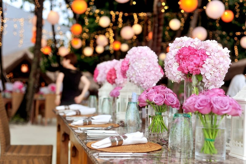 Rustic Romance Wedding Table Decoration
